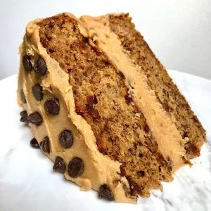 slice of cake on plate