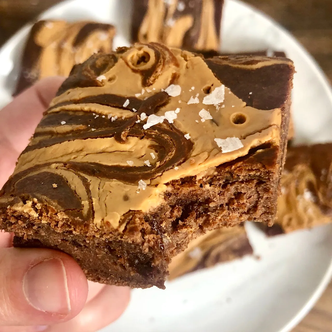 Gluten free banana pb brownies
