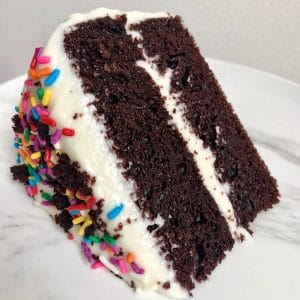 Light Chocolate Bday cake