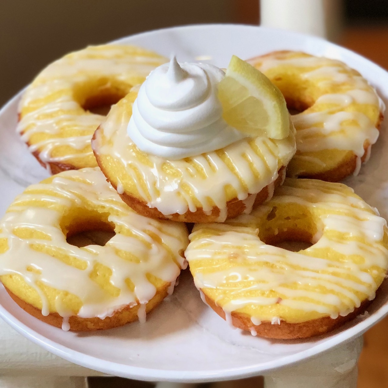 Lemon Cake Donuts