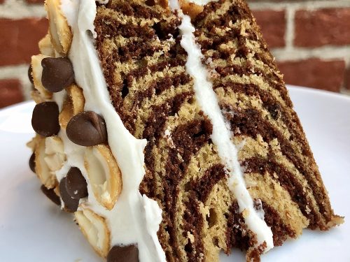 peanut butter chocolate marble cake