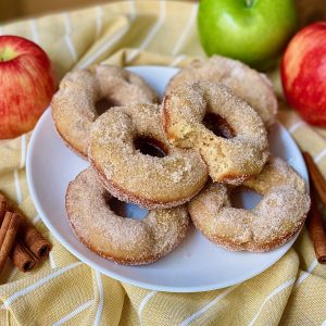 healthier apple cider donuts