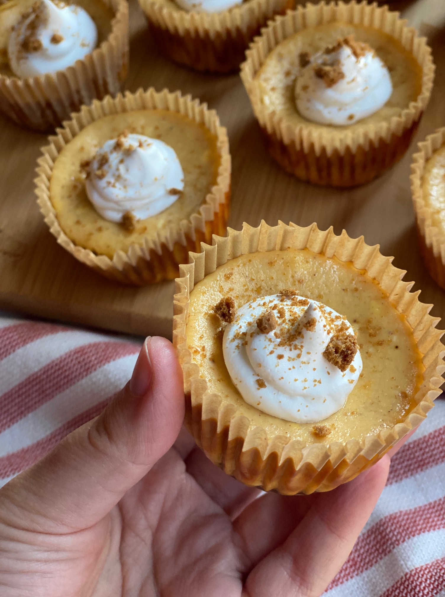 Mini Pumpkin Cheesecakes