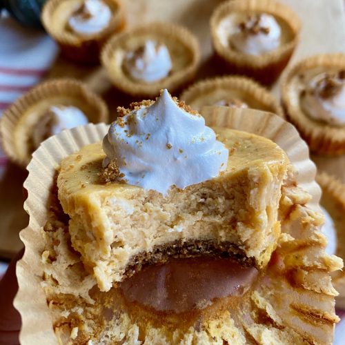 Mini Pumpkin Cheesecakes