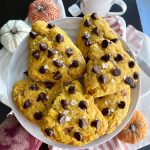 lighter pumpkin chocolate scones
