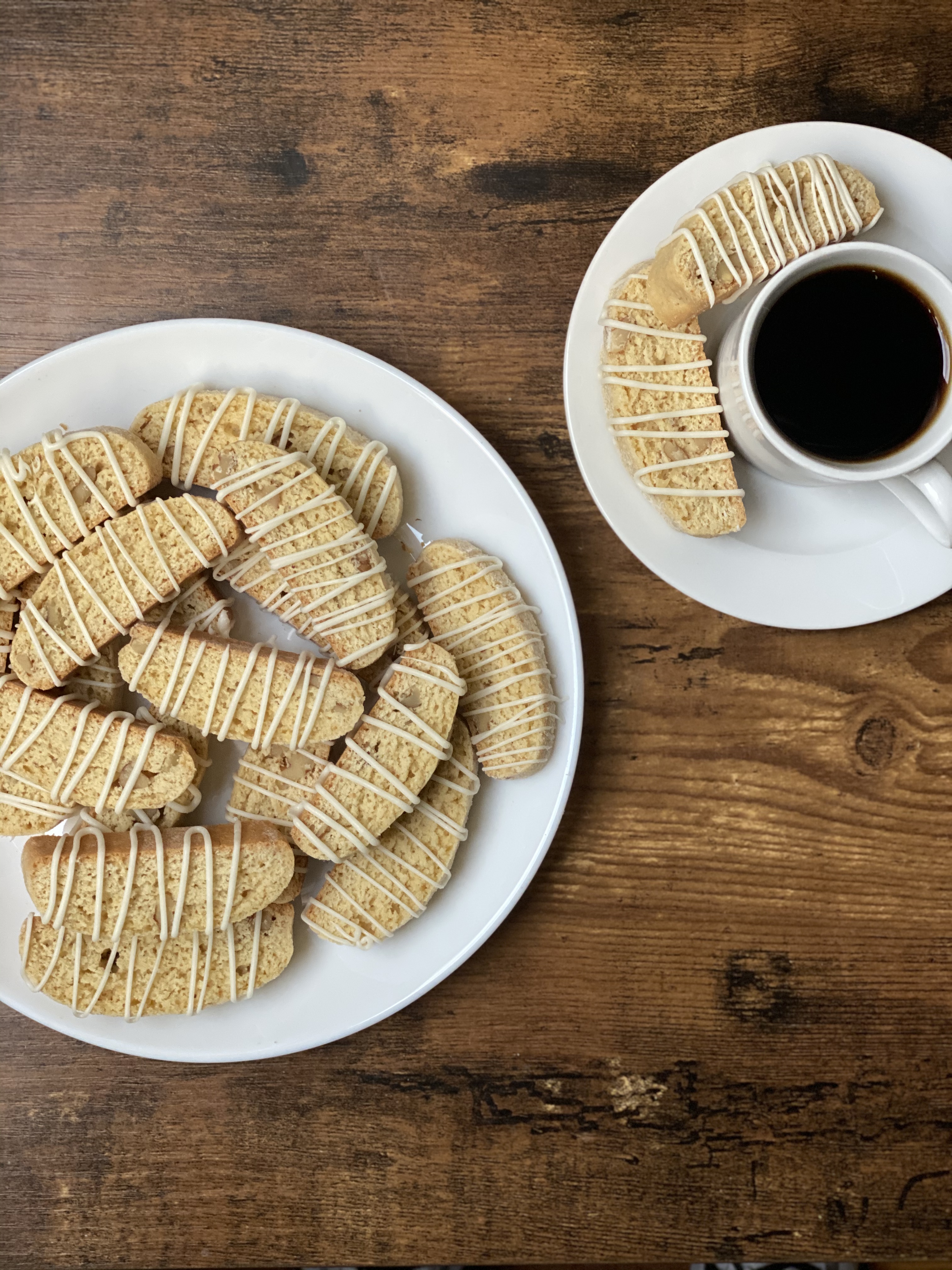 maple walnut biscotti