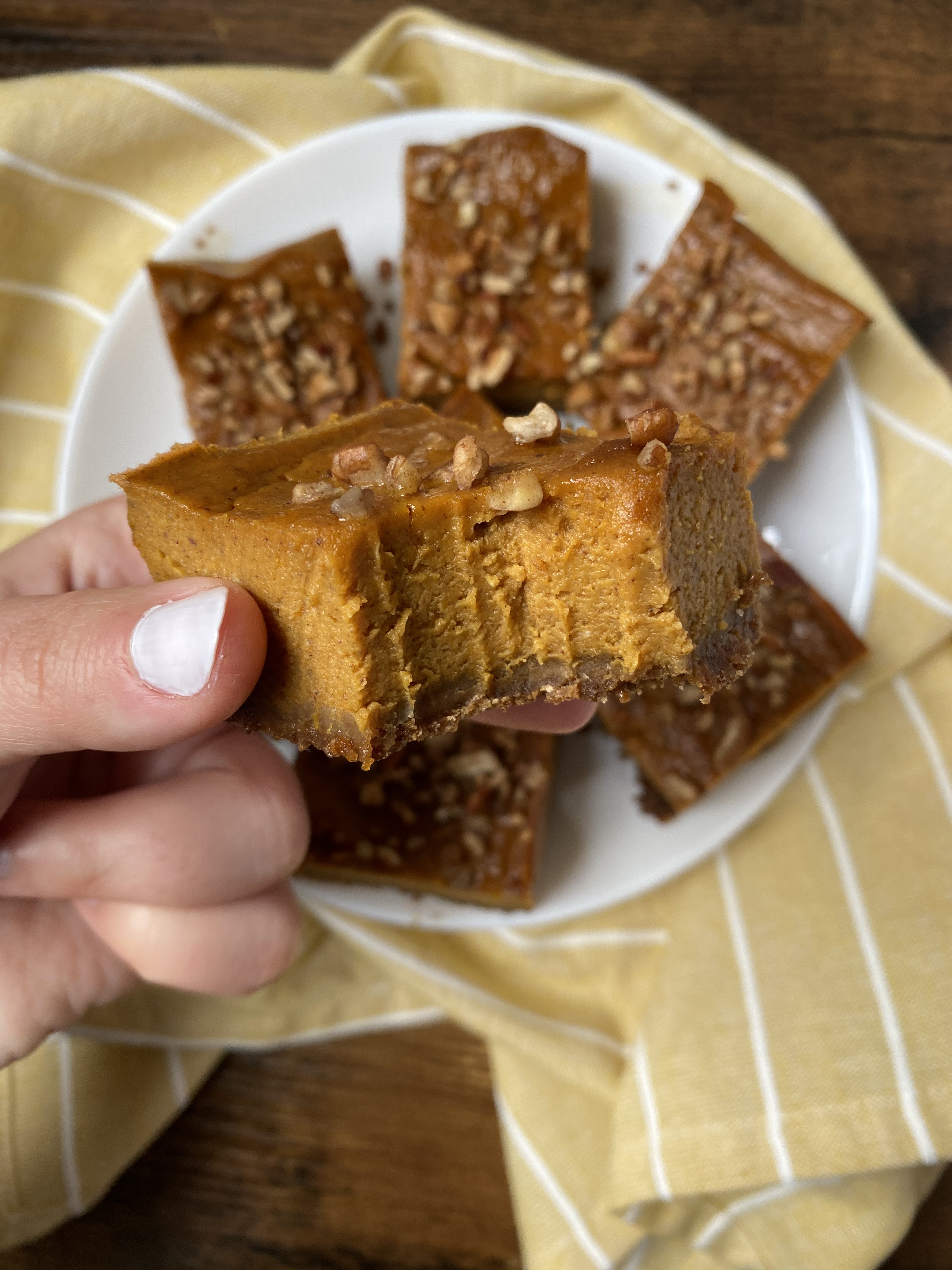 pumpkin gingersnap bars