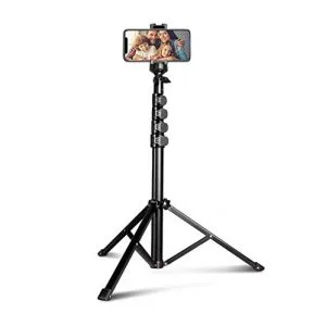 An Aureday Tripod Stand with Bluetooth Remote.