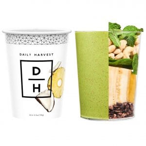 A Daily Harvest Smoothie.