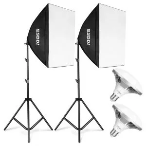 An Esddi Softbox Studio Lighting Kit.