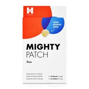 A box of Hero Cosmetics Mighty Acne Patch Duo.