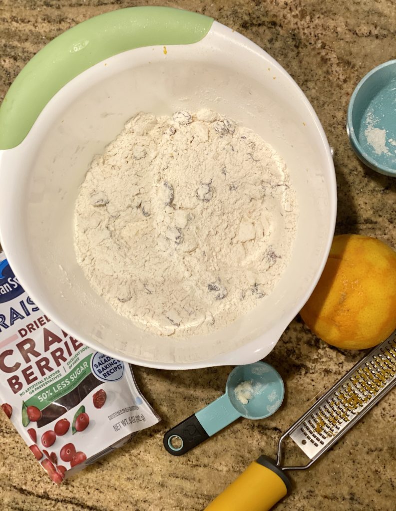 cranberry orange scones