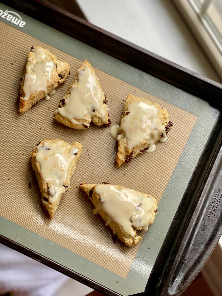 cranberry orange scones