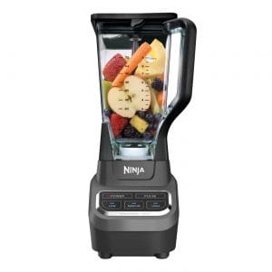 A black Ninja Professional Blender 1000W.