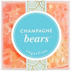 A box of Sugarfina Champagne Bears.