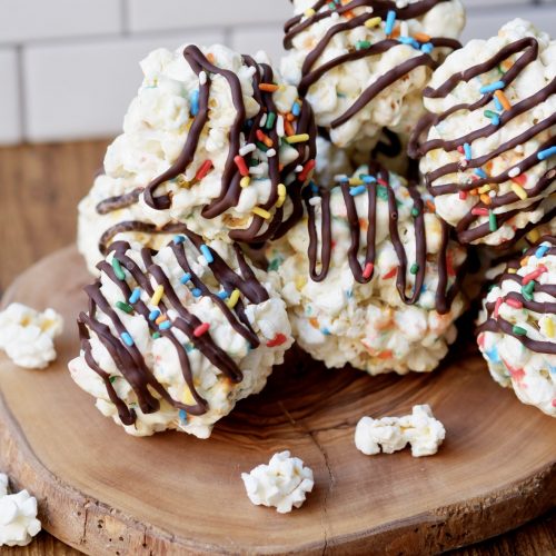 funfetti popcorn balls