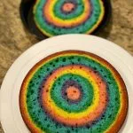 rainbow swirl cake