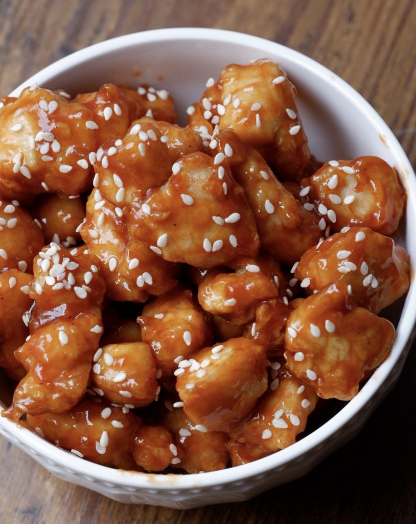 air fried sesame chicken