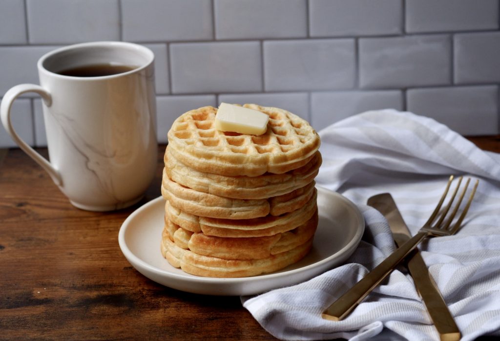 lightened up waffles