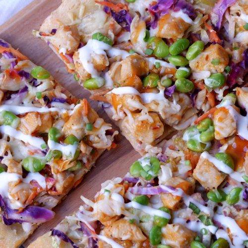 Sweet Chili Chicken Flatbread - Food By The Gram