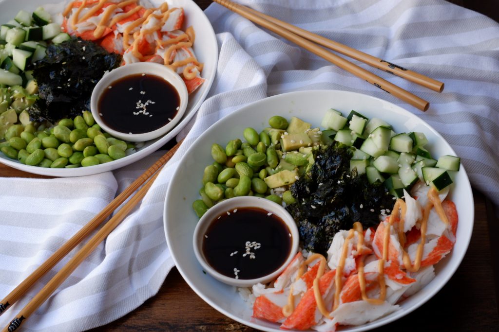 california roll bowls