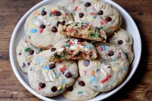 funfetti compost cookies