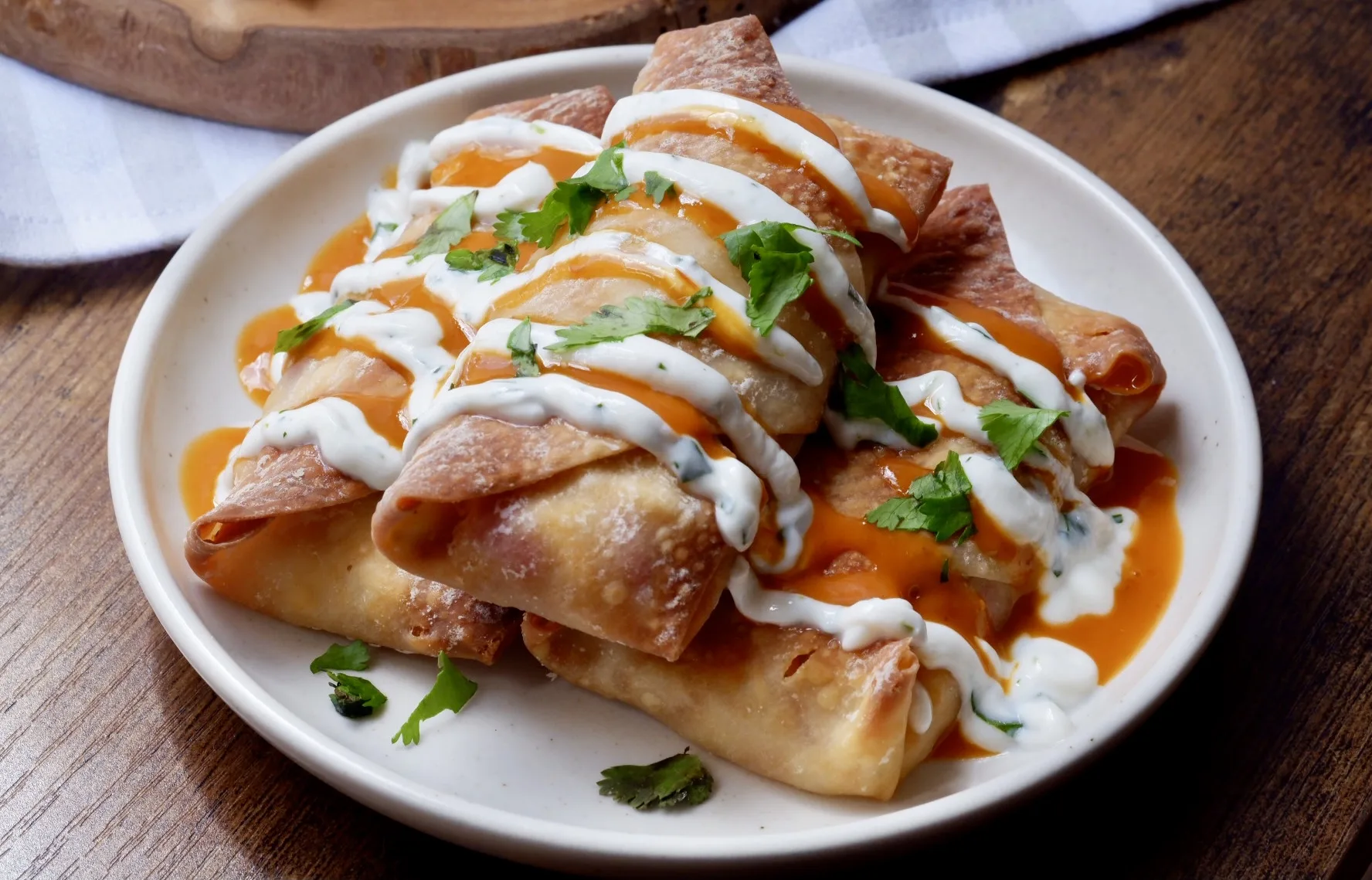 southwest breakfast egg rolls