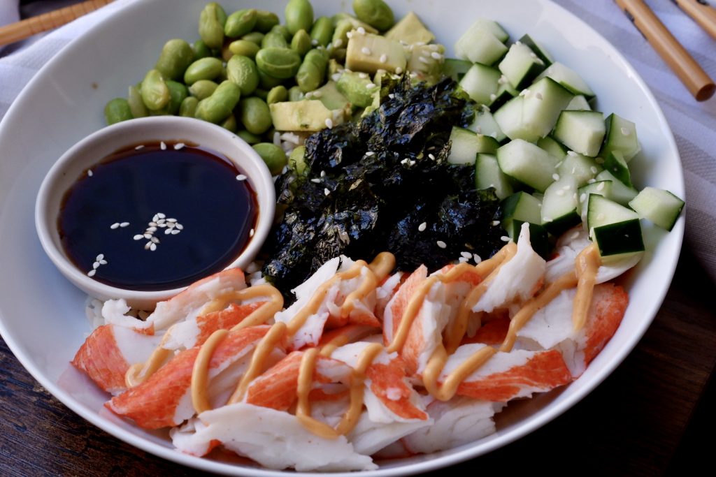 california roll bowls