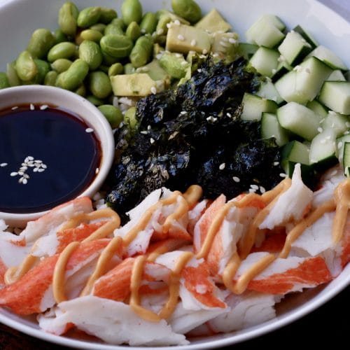 california roll bowls