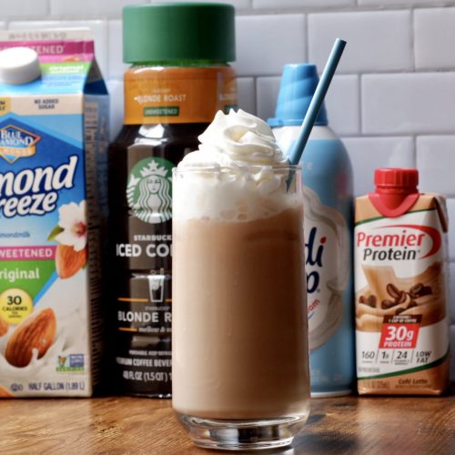 iced coffee protein shake