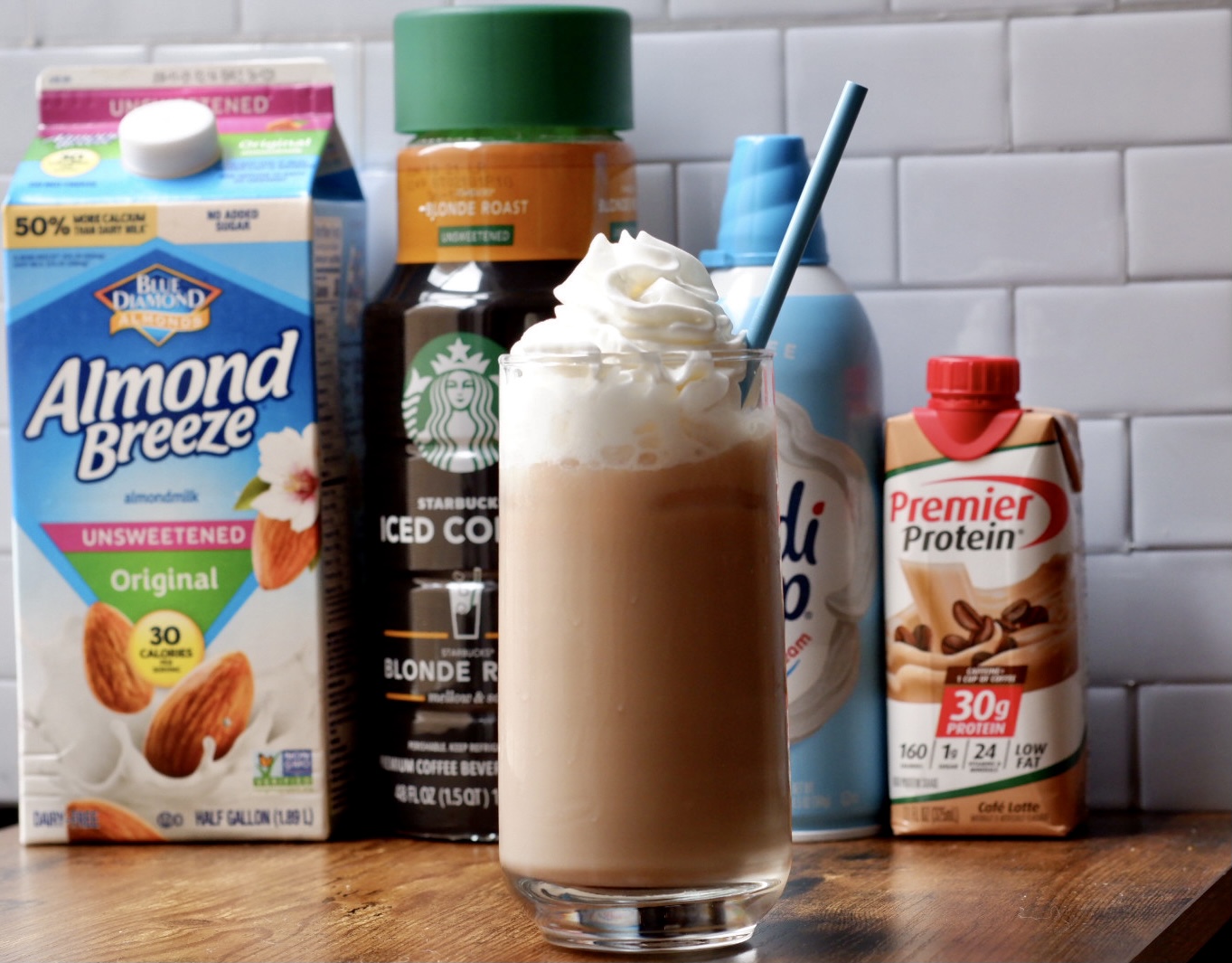 Iced Coffee To Go  Coffee protein smoothie, Protein smoothie