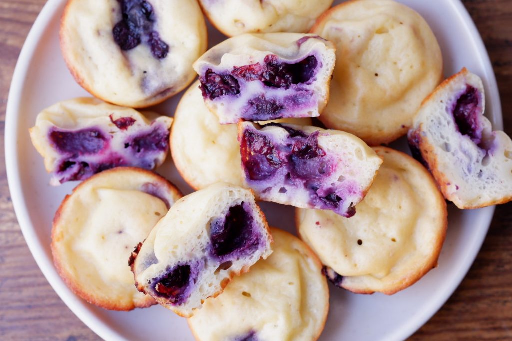 Blueberry Pancake Poppers