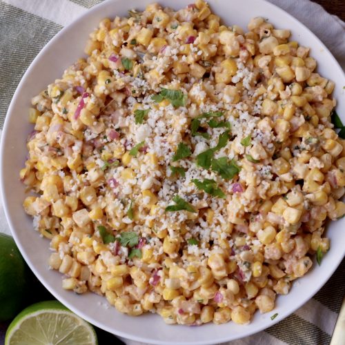 light mexican street corn