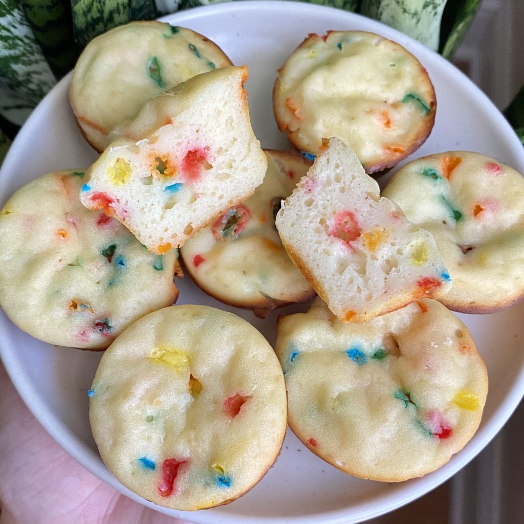 birthday cake pancake poppers