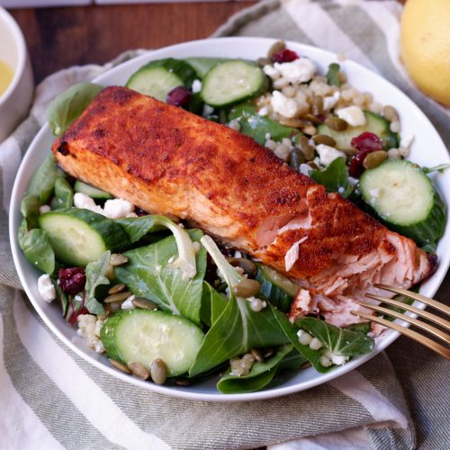 Mediterranean Salmon Salad