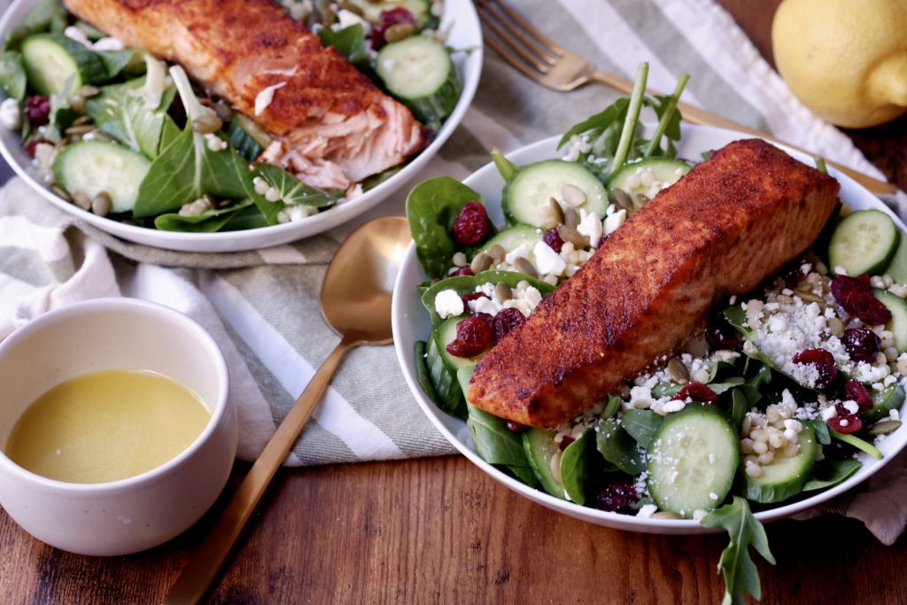 Mediterranean Salmon Salad