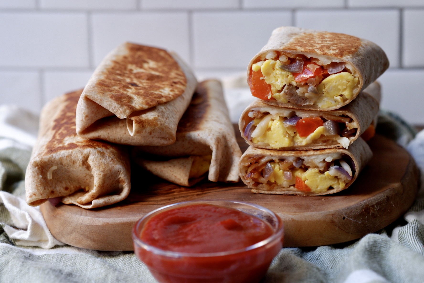 Healthy Breakfast Burritos - Food By The Gram