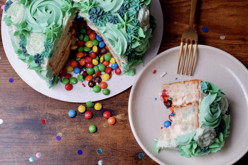 Confetti Explosion Cake