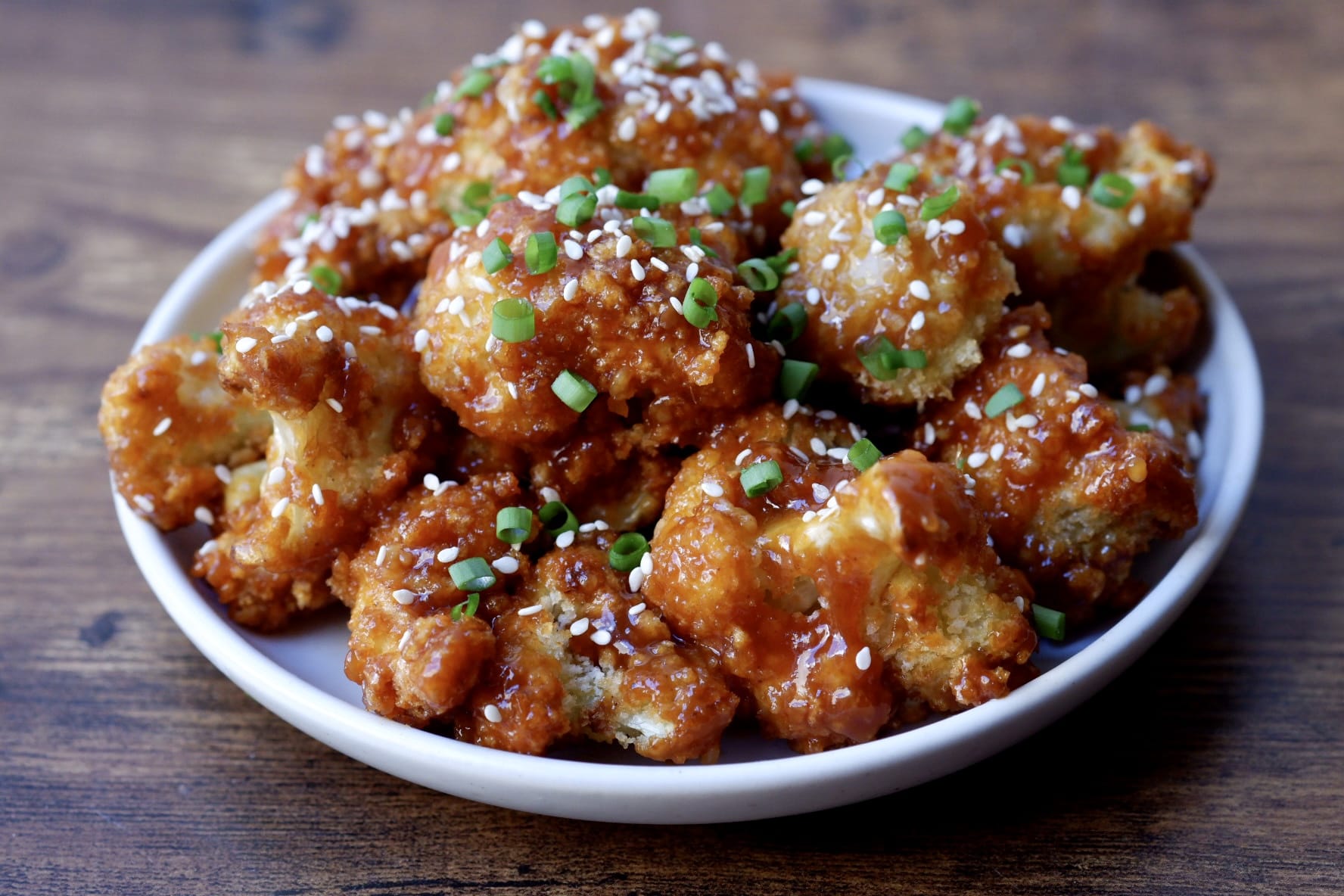 Air Fryer General Tso's Cauliflower Food By The Gram