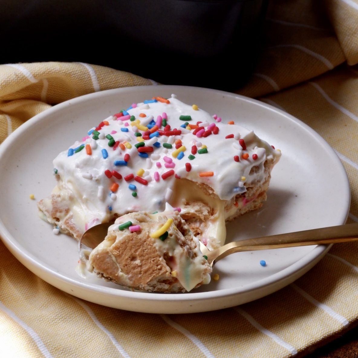 confetti icebox cake