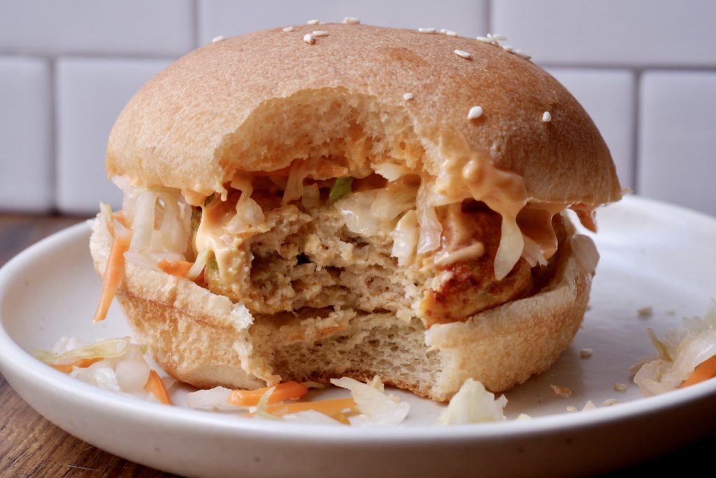 asian chicken burger