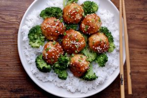 Sesame Chicken Meatballs