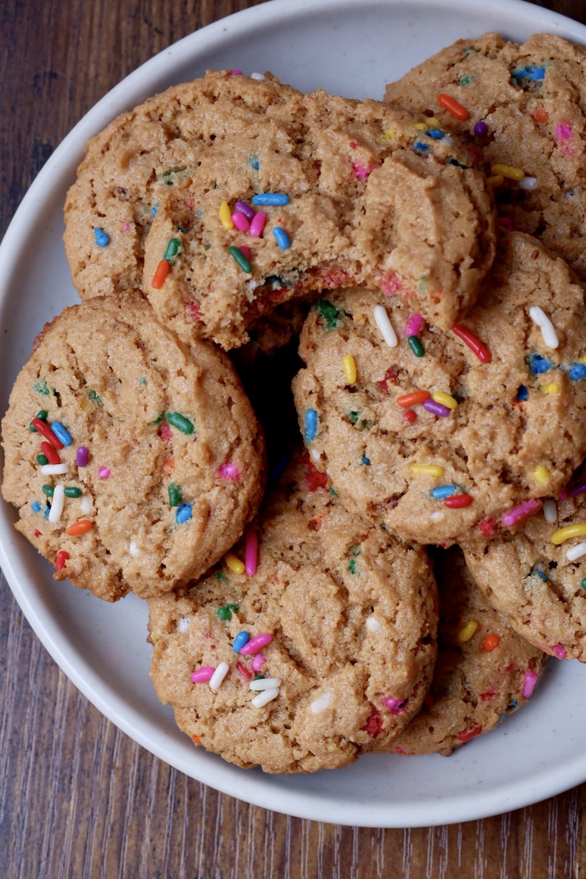 Gluten Free Birthday Cake Cookies - Food By The Gram