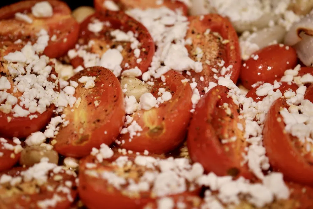 roasted tomato feta soup