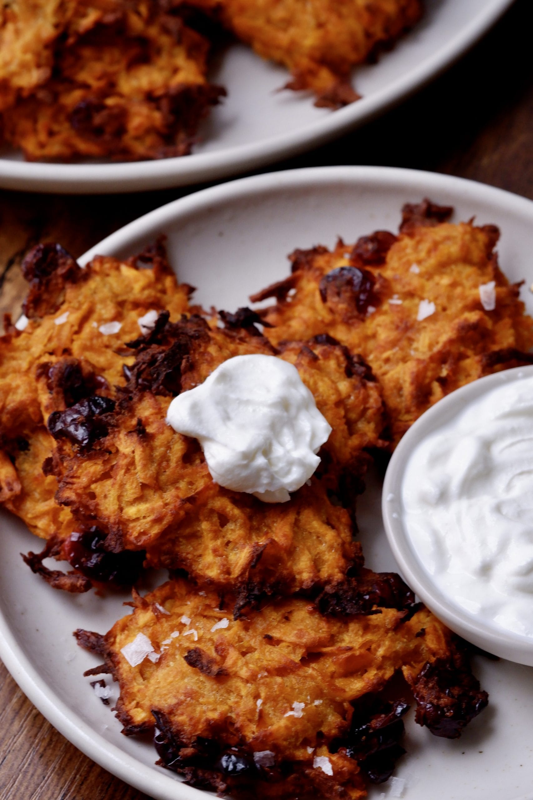Air Fryer Sweet Potato Latkes Food By The Gram