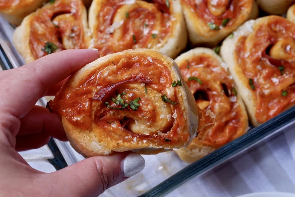 healthy pizza pinwheels