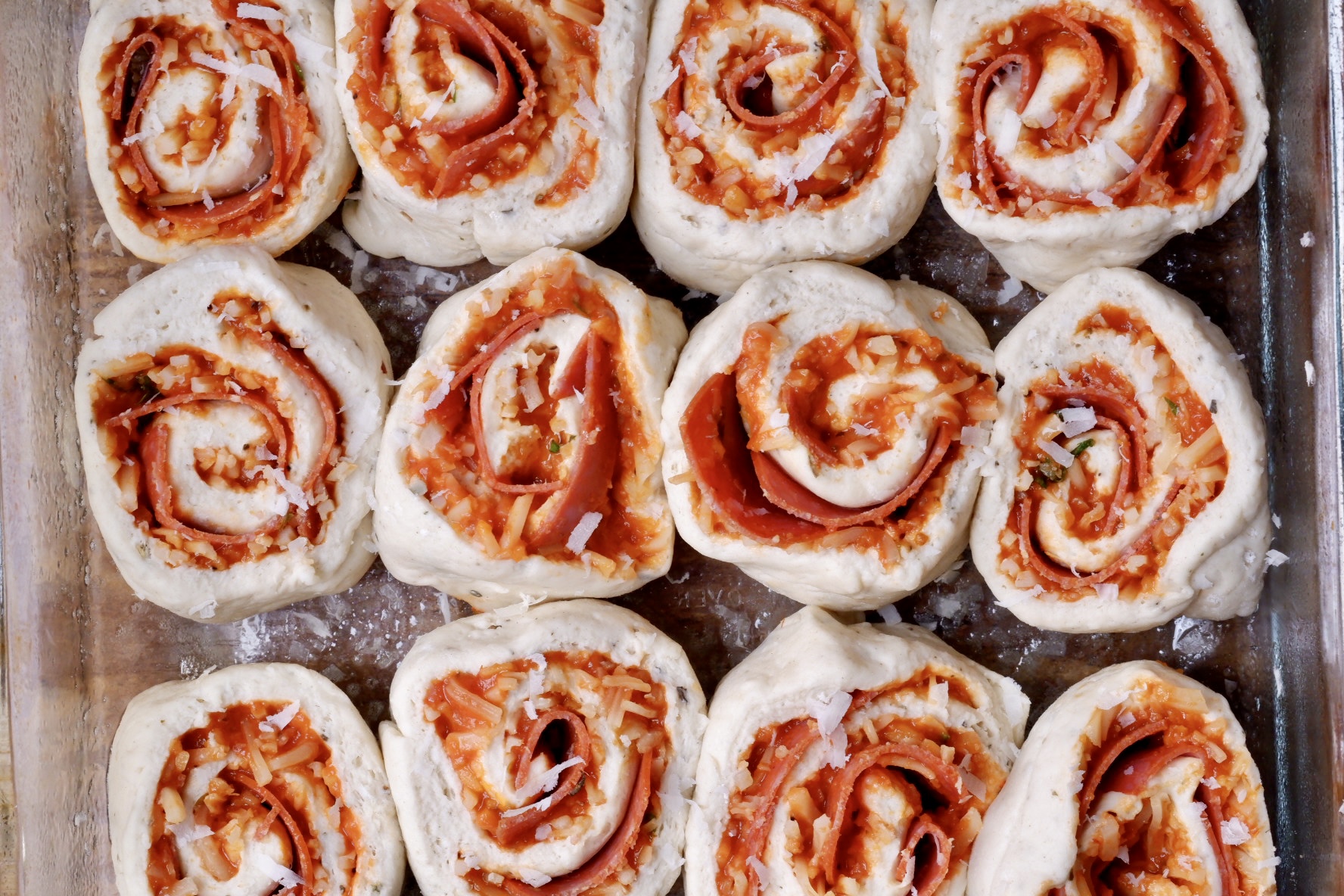 Healthy Pizza Pinwheels - Food By The Gram