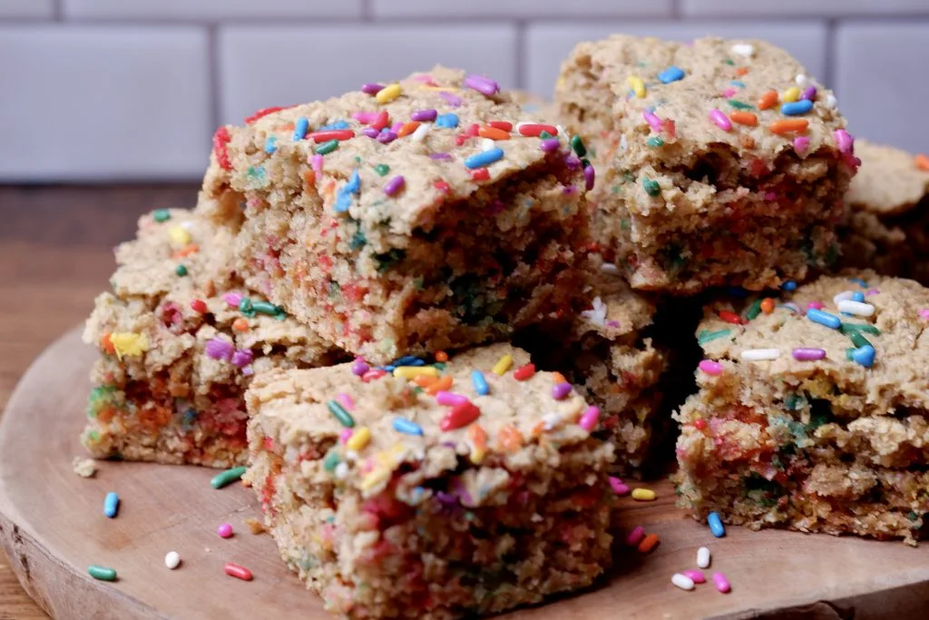 Gluten Free Birthday Cake Bars