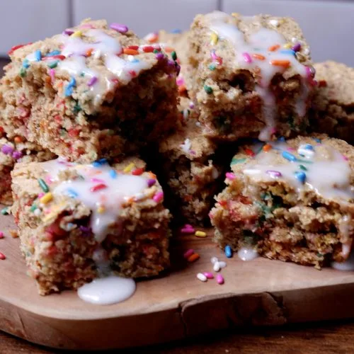 Gluten Free Birthday Cake Bars