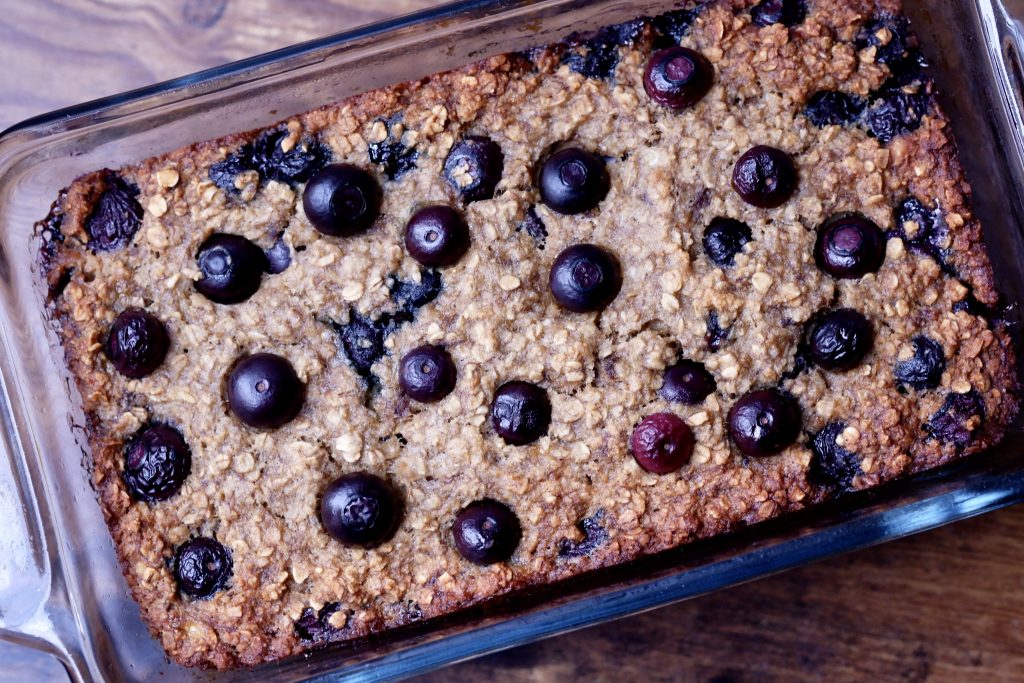 Blueberry Banana Oat Bread